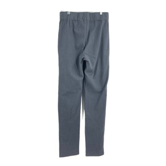 Soft Surroundings Pants Gray Metro Leggings Snap Button Hem Stretch NWT Size S - Picture 4 of 4